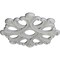 Ekena Millwork Angel Ceiling Medallion (Fits Canopies up to 4 3/8"), Hand-Painted Frost, 20 7/8"OD x 3 5/8"ID x 1"P CM20ANFRF - alternate 5